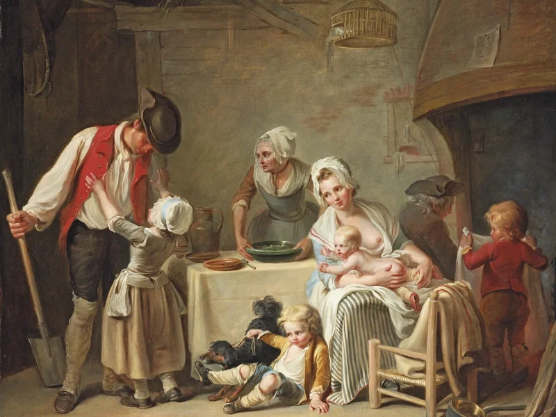 1735-Charles Lepeintre - La sorella maggiore